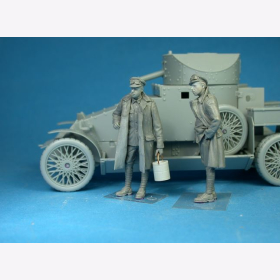 CSM-F35007 RNAS Armoured car Division Creman with a bucket Modellbau Figur 1/35