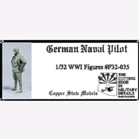 CSM-F32035 German Naval Pilot Modellbau Figur 1/32