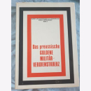 Patzwall Preussische Goldene Militärverdienstkreuz Orden...