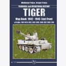Trojca Tiger Map Book 1942-1945 Ostfront Technical...