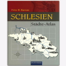 St&auml;dte-Atlas Schlesien - Karten und Pl&auml;ne von...