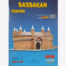 Kartonowe Barbakan Krak&oacute;w 1:100 Model 8/2000