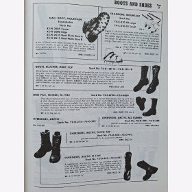 Quartermaster Supply Catalog QM 3-1 Truppen Ausr&uuml;stung und Kleidung Army Service Forces Catalog