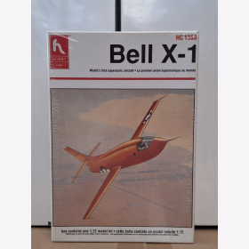 Bell X-1 Das erste &Uuml;berschallflugzeug der Welt 1:72 HobbyCraft HC1363