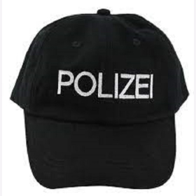 Baseballkappe Polizei K&auml;ppie Basecap M&uuml;tze mit Schriftzug