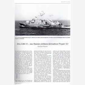 Schiff Profile 07 Raketenschnellboot BALCOM 10 Schiffstechnik UDSSR Marine