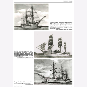 Schiff Profile Nr. 18 S.M.S. &quot;CHARLOTTE&quot; Segelschulschiff der Kaiserlichen Marine