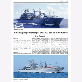 Schiff Profile 23 Einsatzgruppenversorger EGV 702 der Berlin-Klasse