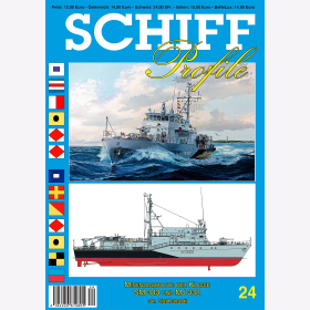 Schiff Profile 24 Minenjagdboote der Klasse SM 343 und MJ 332 Marine Schiffe