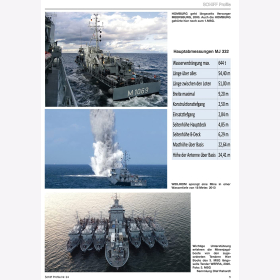 Schiff Profile 24 Minenjagdboote der Klasse SM 343 und MJ 332 Marine Schiffe