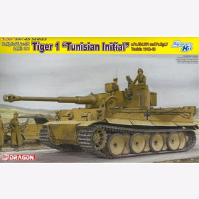 Dragon 6608 Tiger I initial s.Pz.Abt.501 Tunisia 1942 / 43 1:35