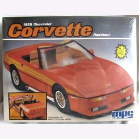 1988 Chevrolet Corvette Roadster MPC/Ertl | Nr. 6480 | 1:16 Modellbausatz Auto