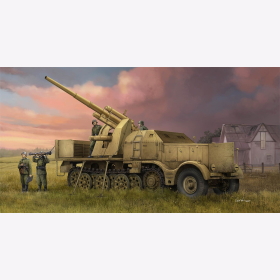 Schwerer Zugkraftwagen 18t mit 8,8cm Flak 1:35 Trumpeter 09577