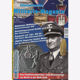 Internationales Militaria-Magazin IMM Nr. 216 Pershing Zeppelin Gau-Traditionsabzeichen